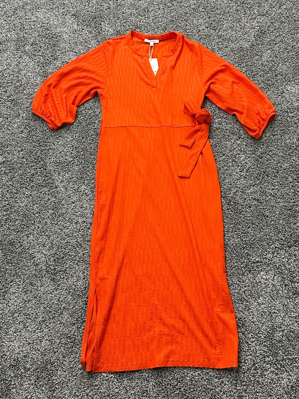 Garcia Orange Maxi Wrap Dress (L)